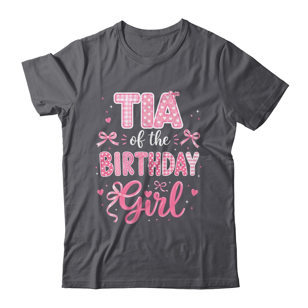 Tia Of The Birthday Girl Matching Pink Coquette Bow Shirt & Hoodie | siriusteestore