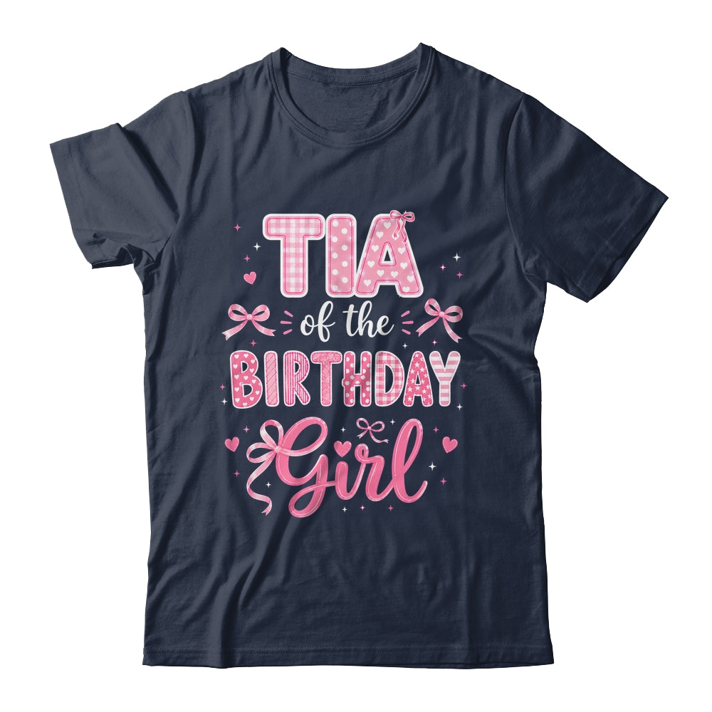 Tia Of The Birthday Girl Matching Pink Coquette Bow Shirt & Hoodie | siriusteestore