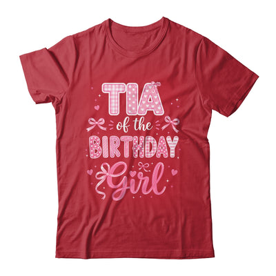 Tia Of The Birthday Girl Matching Pink Coquette Bow Shirt & Hoodie | siriusteestore