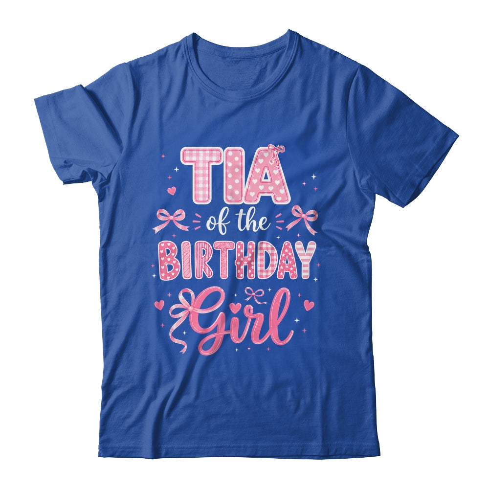 Tia Of The Birthday Girl Matching Pink Coquette Bow Shirt & Hoodie | siriusteestore