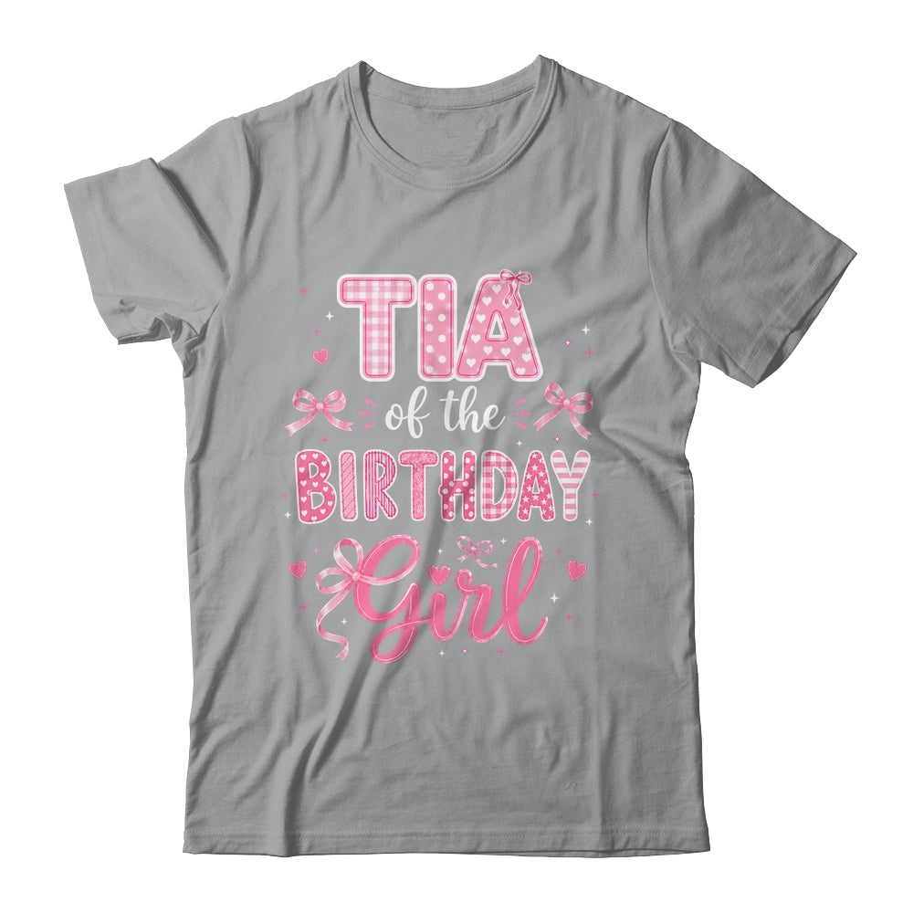 Tia Of The Birthday Girl Matching Pink Coquette Bow Shirt & Hoodie | siriusteestore