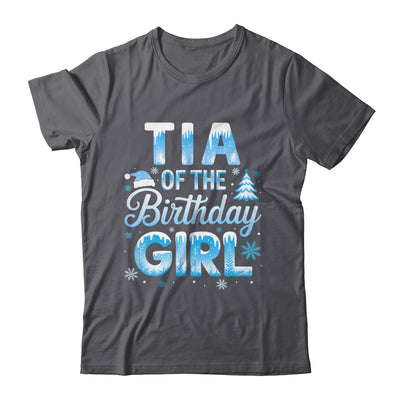Tia Of The Birthday Girl Snowflakes Winter Family Matching Shirt & Hoodie | siriusteestore