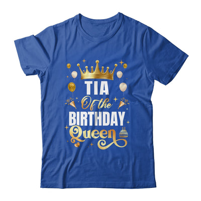 Tia Of The Birthday Queen Funny Matching Birthday Party Shirt & Hoodie | siriusteestore