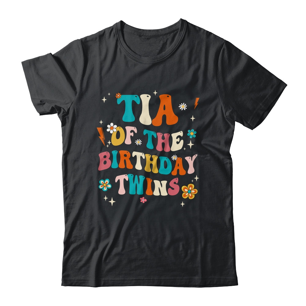 Tia Of The Birthday Twins Boys Girls Party Retro Bday Shirt & Hoodie | siriusteestore