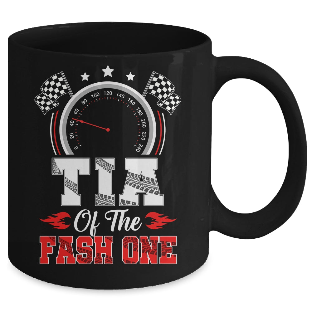 Tia Of The Fast One 1st Birthday Racing Car Family Mug | siriusteestore