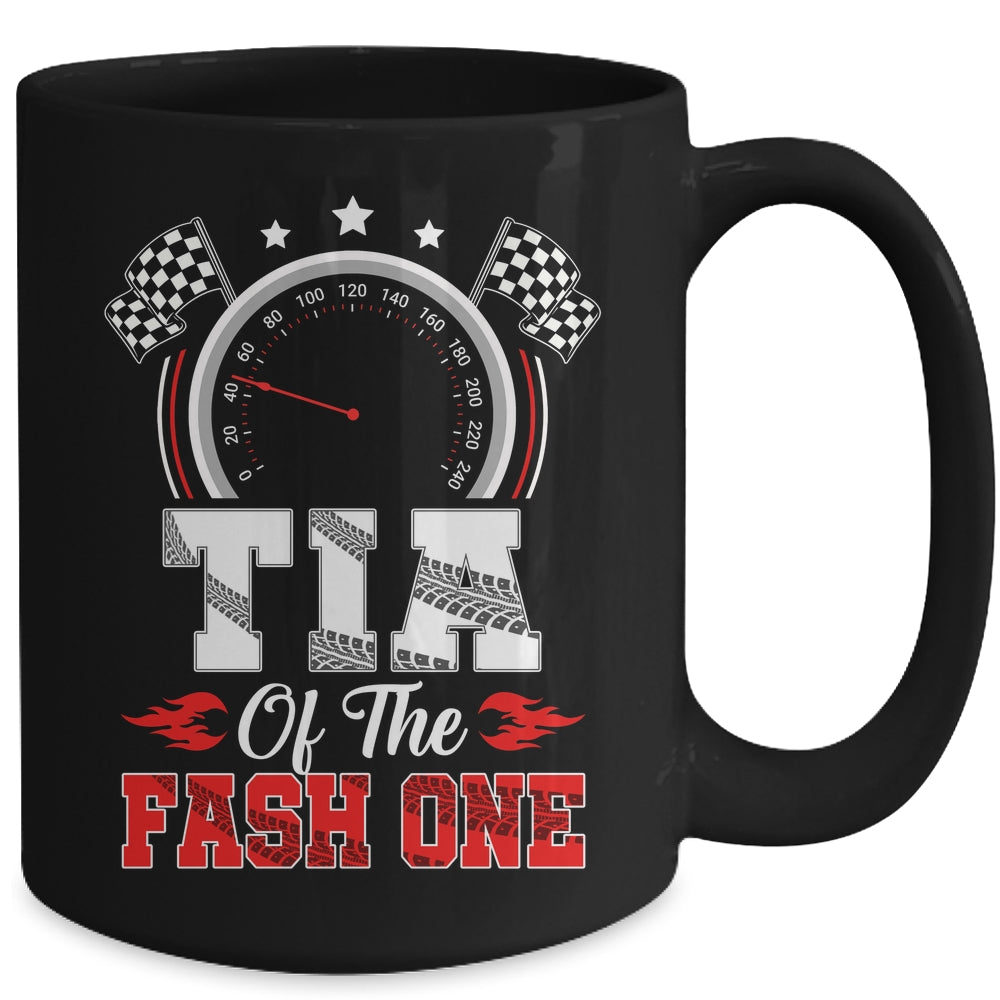 Tia Of The Fast One 1st Birthday Racing Car Family Mug | siriusteestore