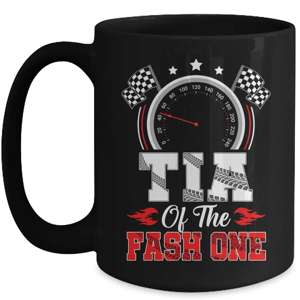 Tia Of The Fast One 1st Birthday Racing Car Family Mug | siriusteestore