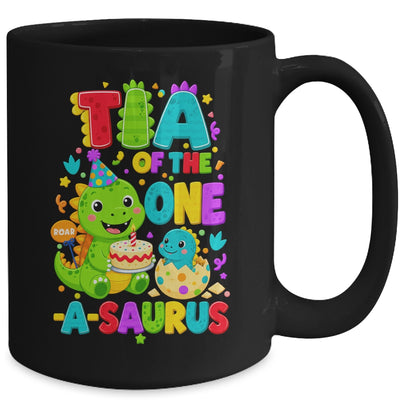 Tia Of The One-A-Saurus 1St Birthday Boy T-Rex Dinosaur Mug | siriusteestore