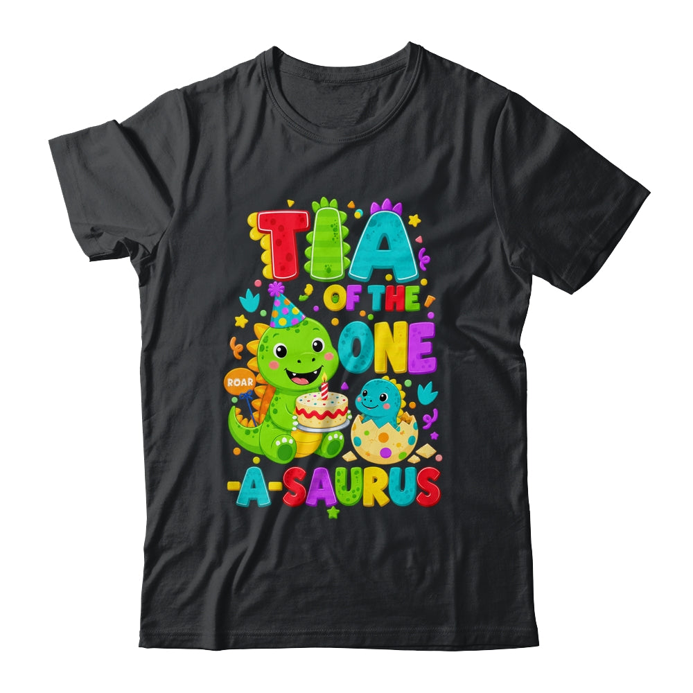 Tia Of The One-A-Saurus 1St Birthday Boy T-Rex Dinosaur Shirt & Hoodie | siriusteestore