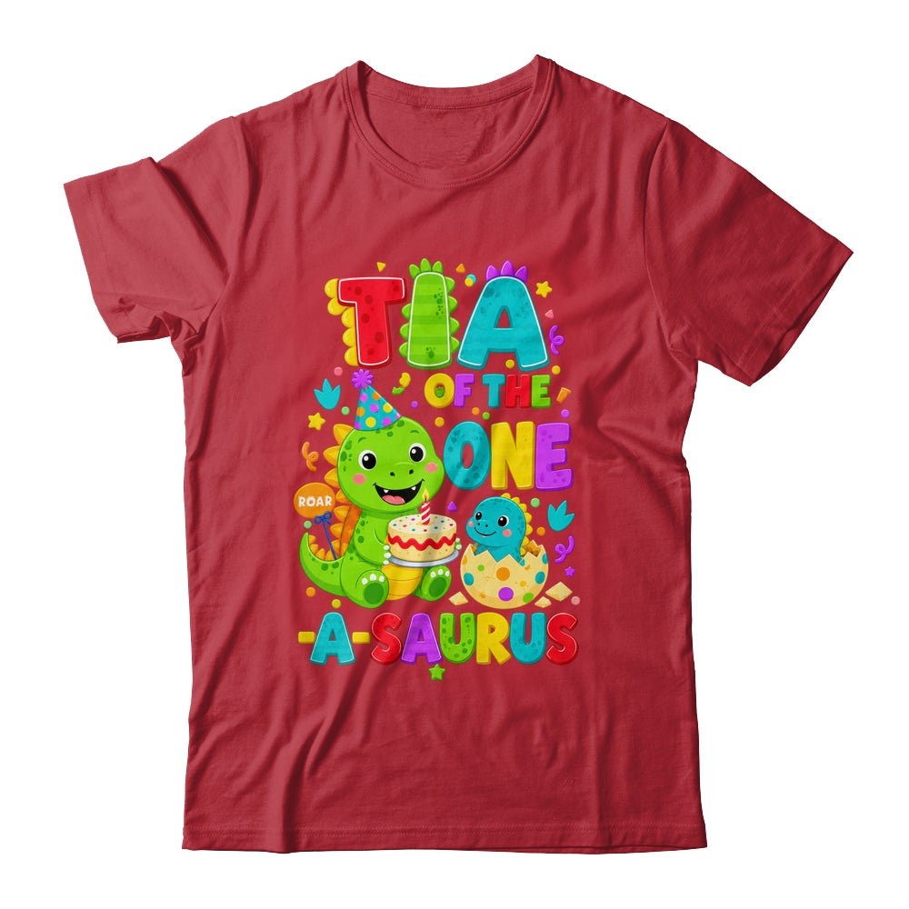Tia Of The One-A-Saurus 1St Birthday Boy T-Rex Dinosaur Shirt & Hoodie | siriusteestore