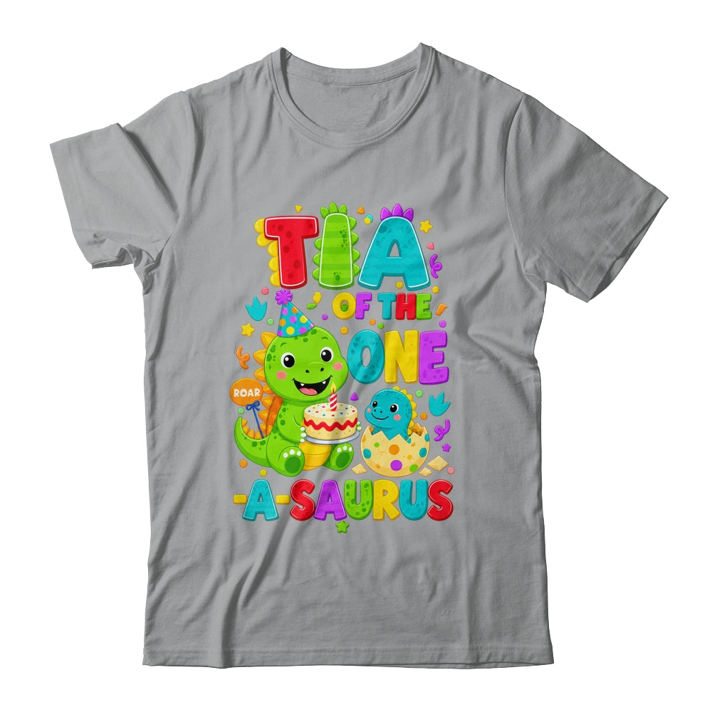 Tia Of The One-A-Saurus 1St Birthday Boy T-Rex Dinosaur Shirt & Hoodie | siriusteestore