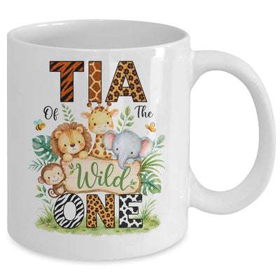 Tia Of The Wild One First Birthday Boy Jungle Safari Mug | siriusteestore