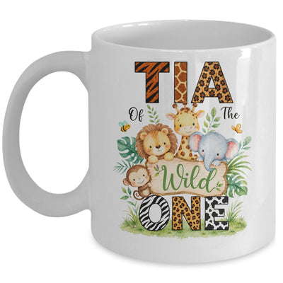 Tia Of The Wild One First Birthday Boy Jungle Safari Mug | siriusteestore