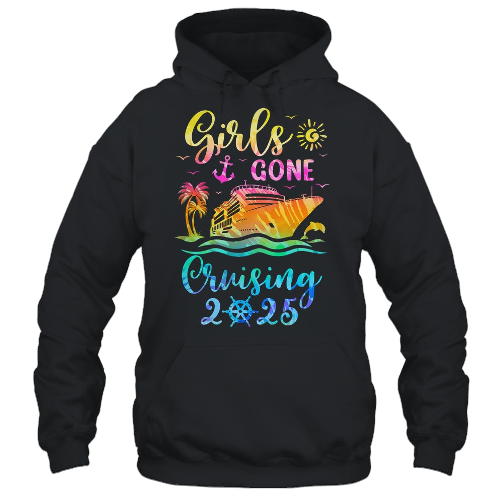 Tie Dye Cruising Squad Girls Gone Cruising 2025 Summer Trip Shirt & Tank Top | siriusteestore