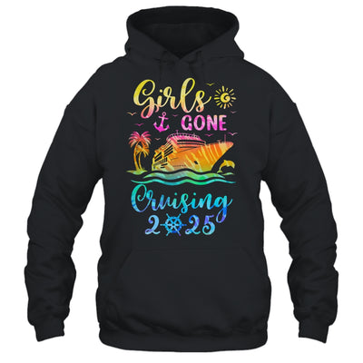 Tie Dye Cruising Squad Girls Gone Cruising 2025 Summer Trip Shirt & Tank Top | siriusteestore