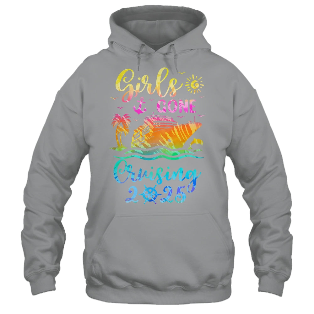 Tie Dye Cruising Squad Girls Gone Cruising 2025 Summer Trip Shirt & Tank Top | siriusteestore