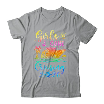 Tie Dye Cruising Squad Girls Gone Cruising 2026 Summer Trip Shirt & Tank Top | siriusteestore