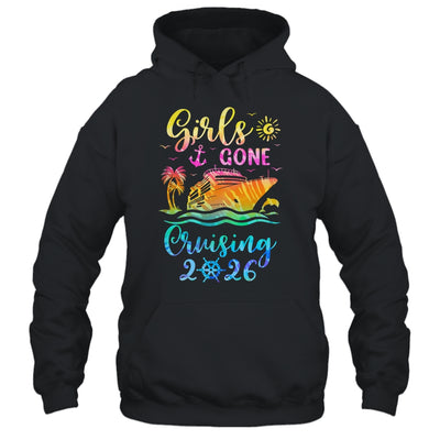 Tie Dye Cruising Squad Girls Gone Cruising 2026 Summer Trip Shirt & Tank Top | siriusteestore