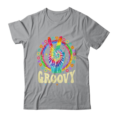 Tie Dye Peace Sign Love Groovy Hippie Party For Women Girls Shirt & Tank Top | siriusteestore