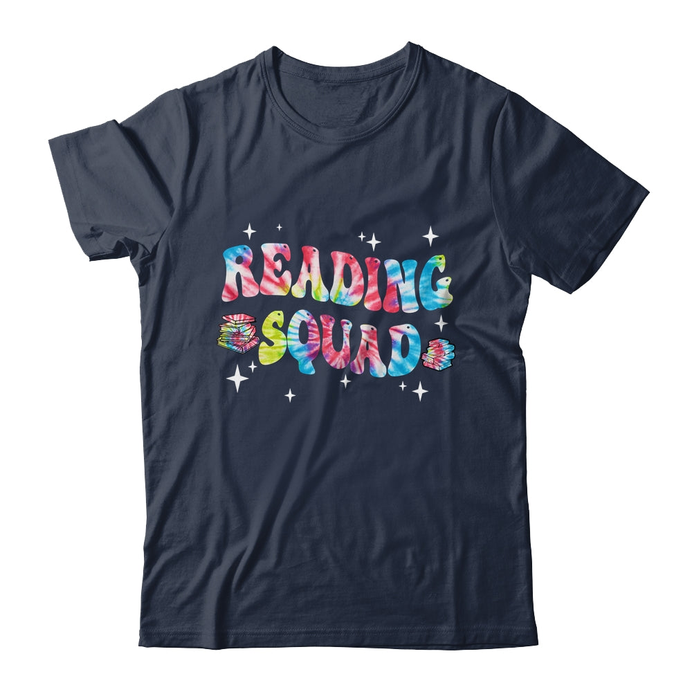 Tie Dye Reading Squad Girls Boys Cute Reading Teacher Shirt & Tank Top | siriusteestore