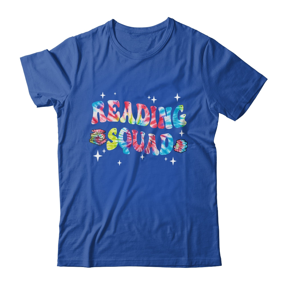 Tie Dye Reading Squad Girls Boys Cute Reading Teacher Shirt & Tank Top | siriusteestore
