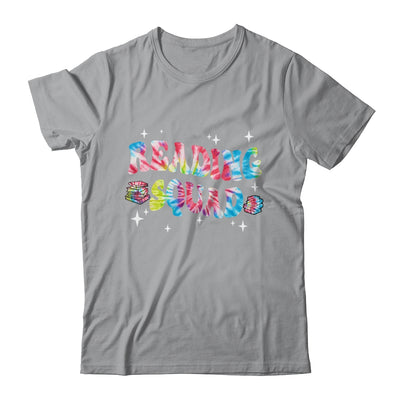 Tie Dye Reading Squad Girls Boys Cute Reading Teacher Shirt & Tank Top | siriusteestore