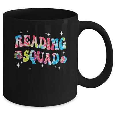 Tie Dye Reading Squad Girls Boys Cute Reading Teacher Mug | siriusteestore