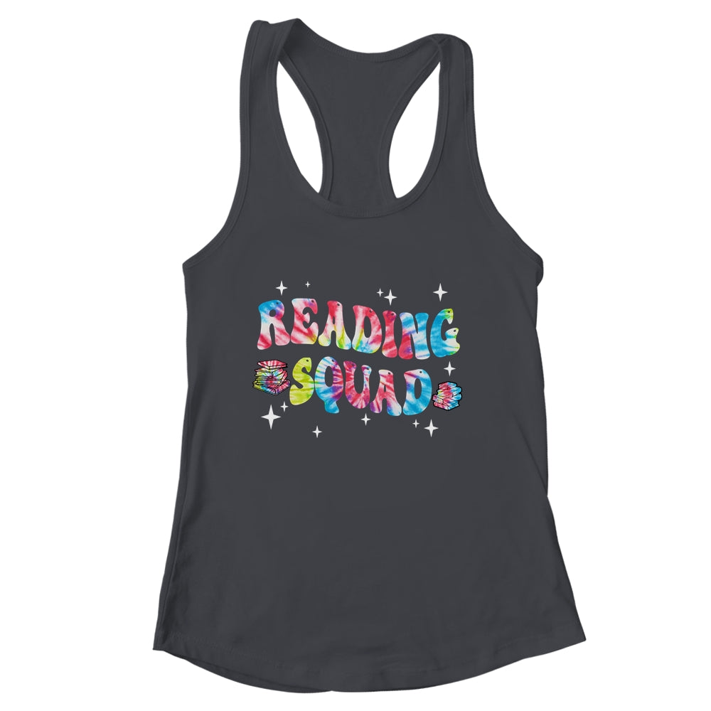 Tie Dye Reading Squad Girls Boys Cute Reading Teacher Shirt & Tank Top | siriusteestore