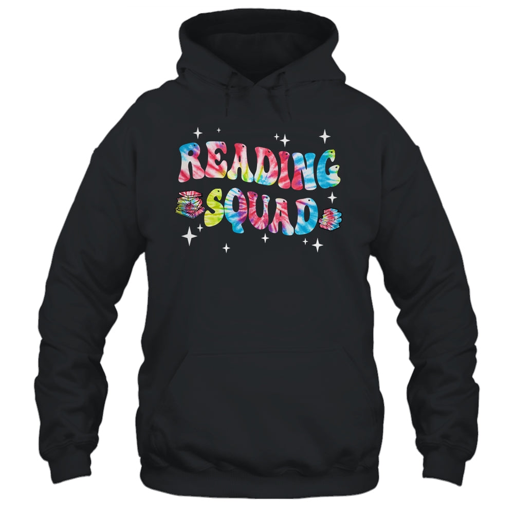 Tie Dye Reading Squad Girls Boys Cute Reading Teacher Shirt & Tank Top | siriusteestore
