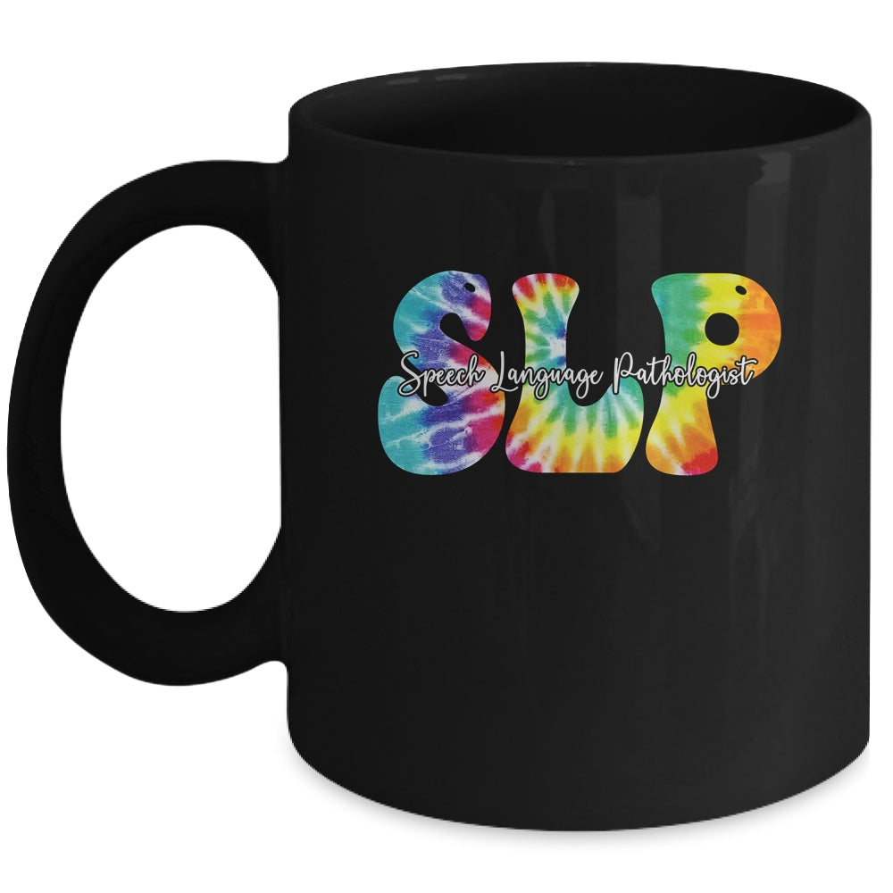 Tie Dye SLP Speech Language Pathologist Speech Therapy Mug | siriusteestore