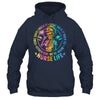 Tie Dye Some Days I Rock It Some Days It Rocks Me Nurse Life Shirt & Tank Top | siriusteestore