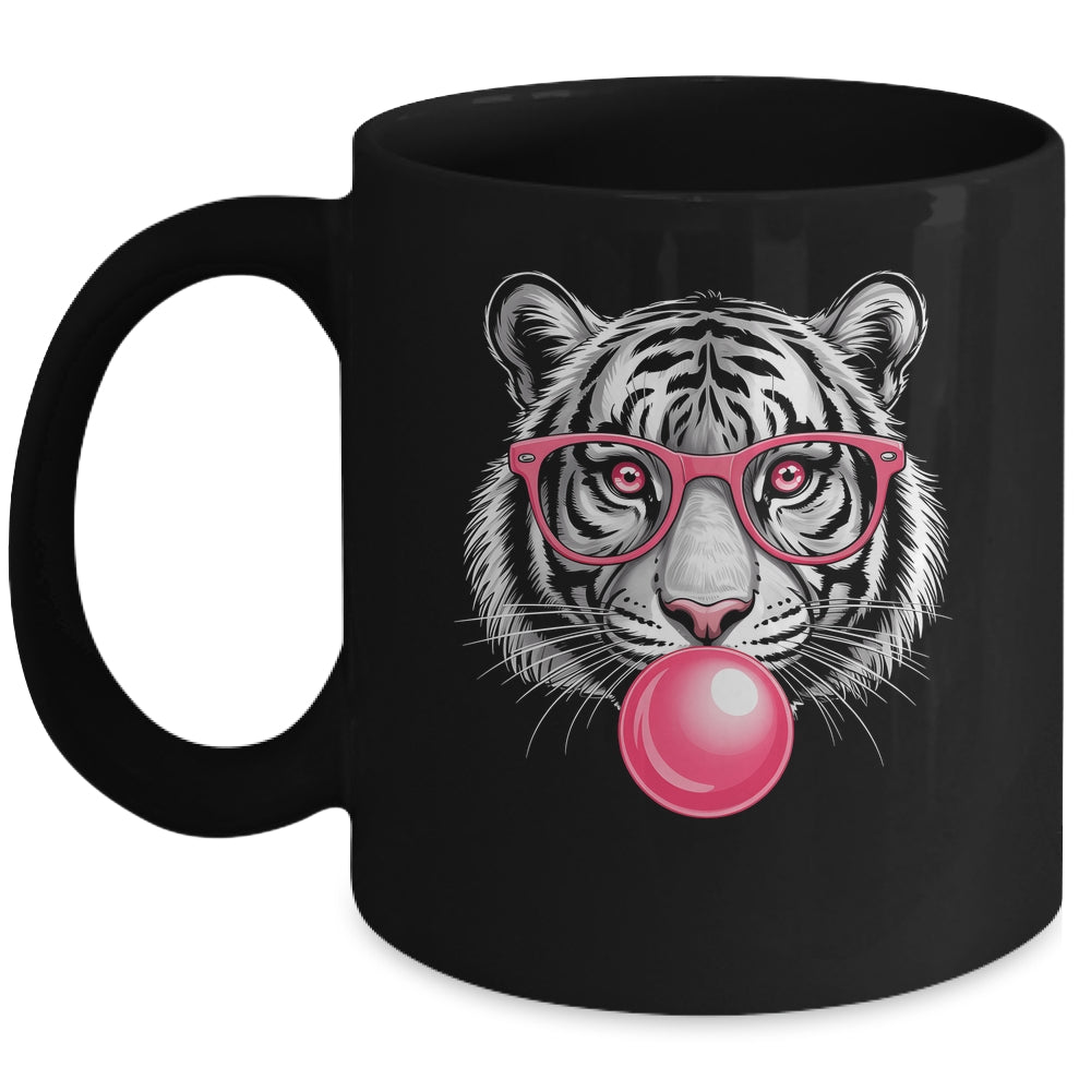 Tiger Face Pink Sunglasses Wild Animal Jungle Women Girls Mug | siriusteestore