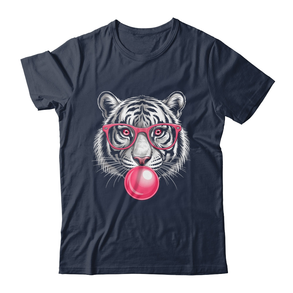 Tiger Face Pink Sunglasses Wild Animal Jungle Women Girls Shirt & Tank Top | siriusteestore