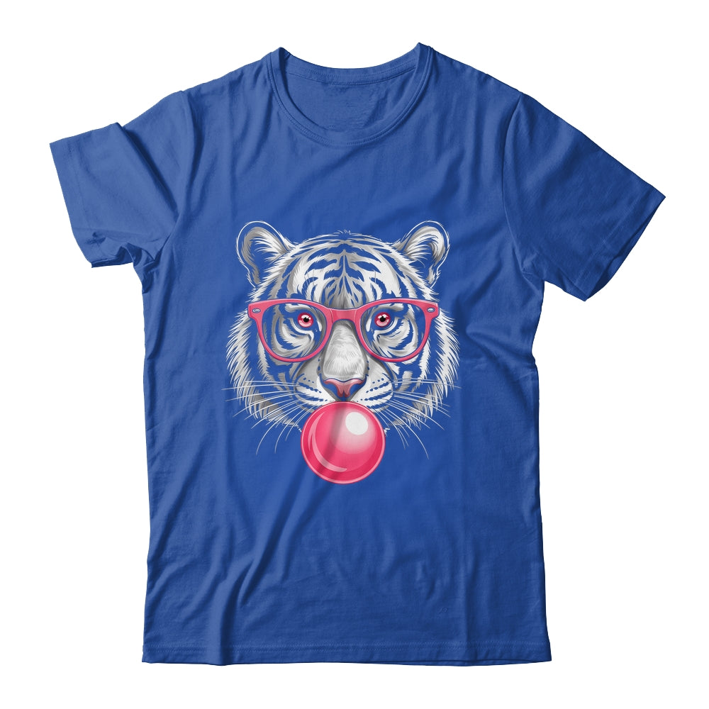Tiger Face Pink Sunglasses Wild Animal Jungle Women Girls Shirt & Tank Top | siriusteestore