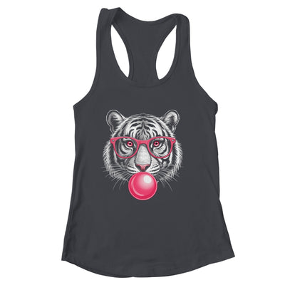Tiger Face Pink Sunglasses Wild Animal Jungle Women Girls Shirt & Tank Top | siriusteestore
