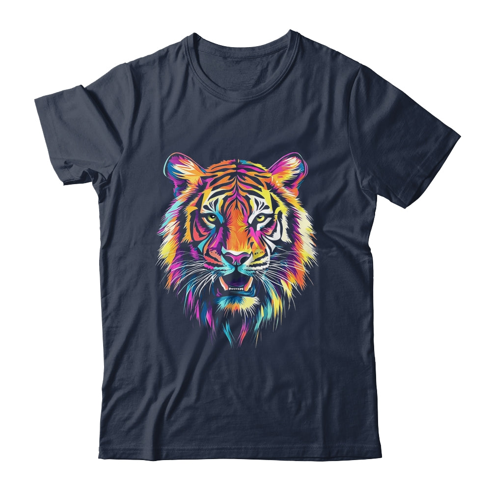 Tiger Face Wild Animal Colorful Tiger For Women Men Kids Shirt & Hoodie | siriusteestore
