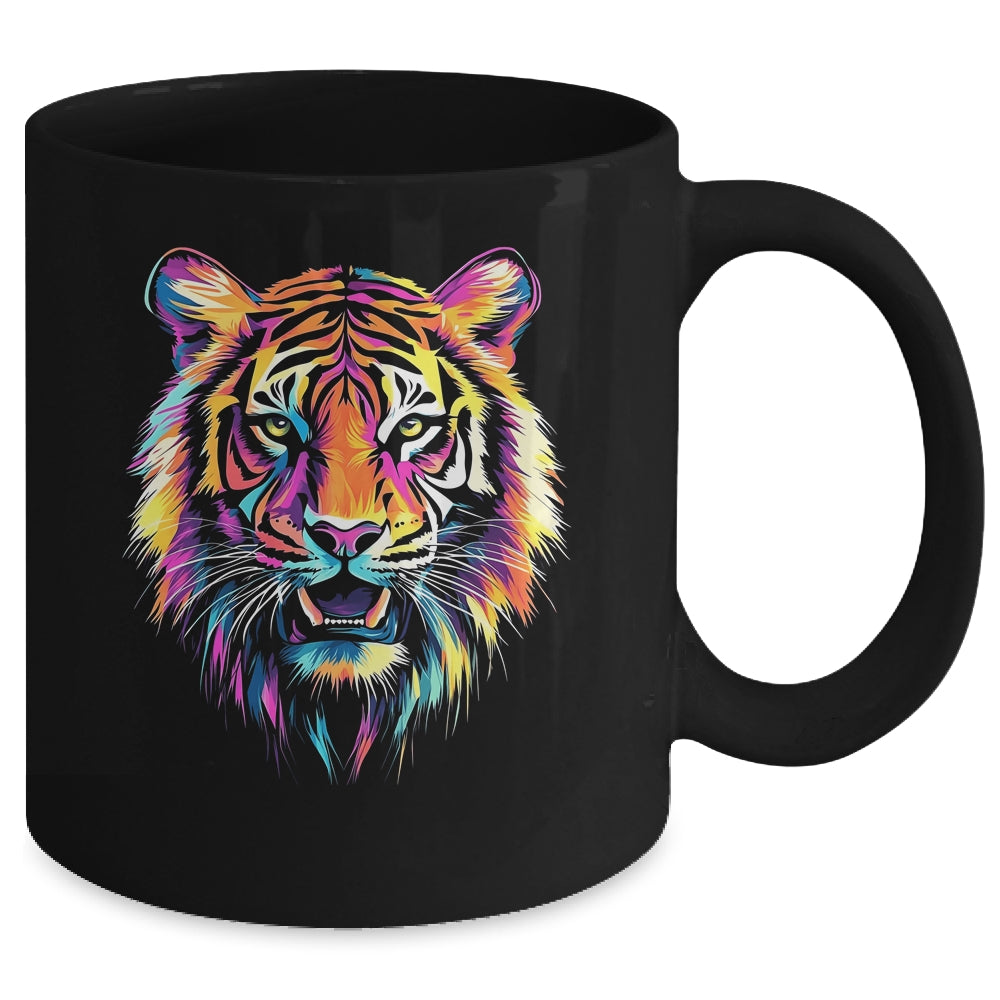 Tiger Face Wild Animal Colorful Tiger For Women Men Kids Mug | siriusteestore