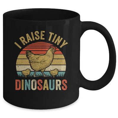 Tiny Dinosaurs Chicken Art For Men Women Farm Lover Farmer Mug | siriusteestore