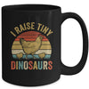 Tiny Dinosaurs Chicken Art For Men Women Farm Lover Farmer Mug | siriusteestore