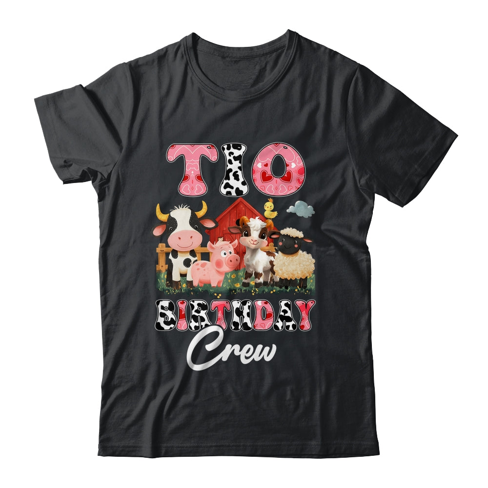 Tio Birthday Crew Farm Cow Birthday Boy Girl Family Shirt & Hoodie | siriusteestore