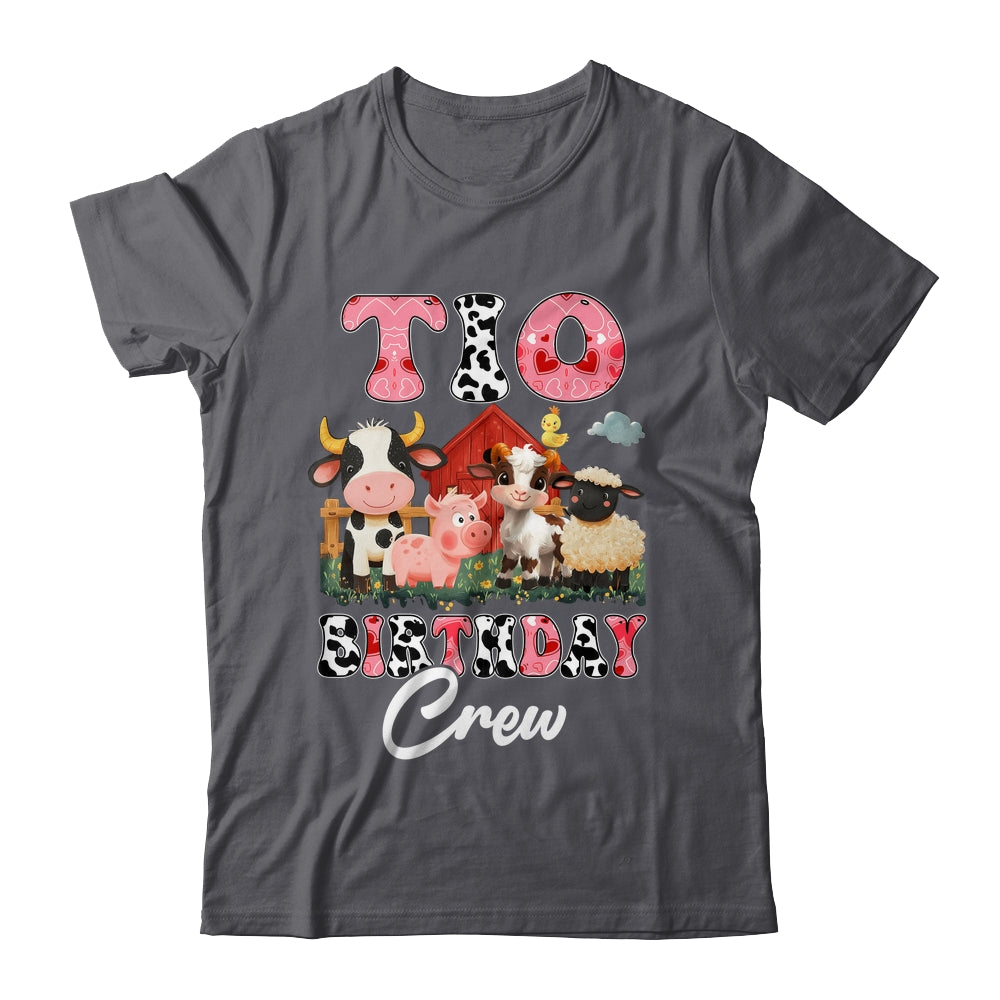 Tio Birthday Crew Farm Cow Birthday Boy Girl Family Shirt & Hoodie | siriusteestore