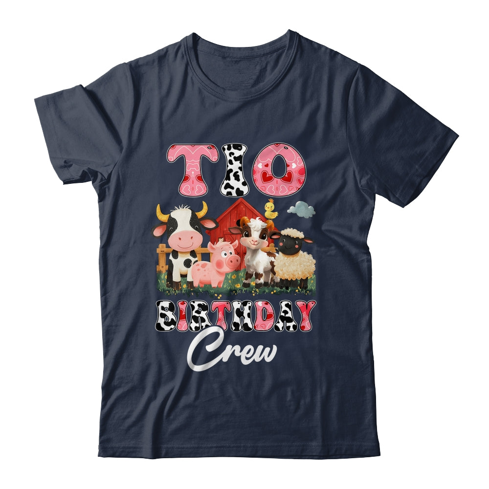 Tio Birthday Crew Farm Cow Birthday Boy Girl Family Shirt & Hoodie | siriusteestore