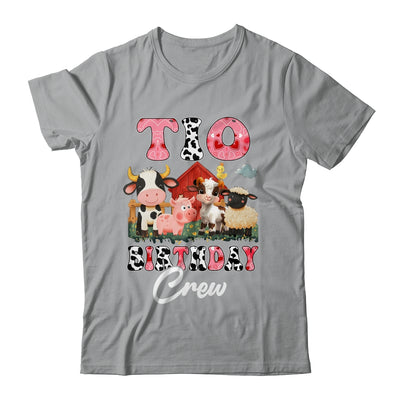 Tio Birthday Crew Farm Cow Birthday Boy Girl Family Shirt & Hoodie | siriusteestore