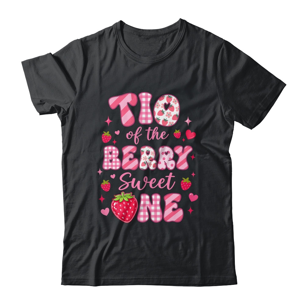 Tio Of The Berry Sweet One Strawberry First Birthday Shirt & Hoodie | siriusteestore