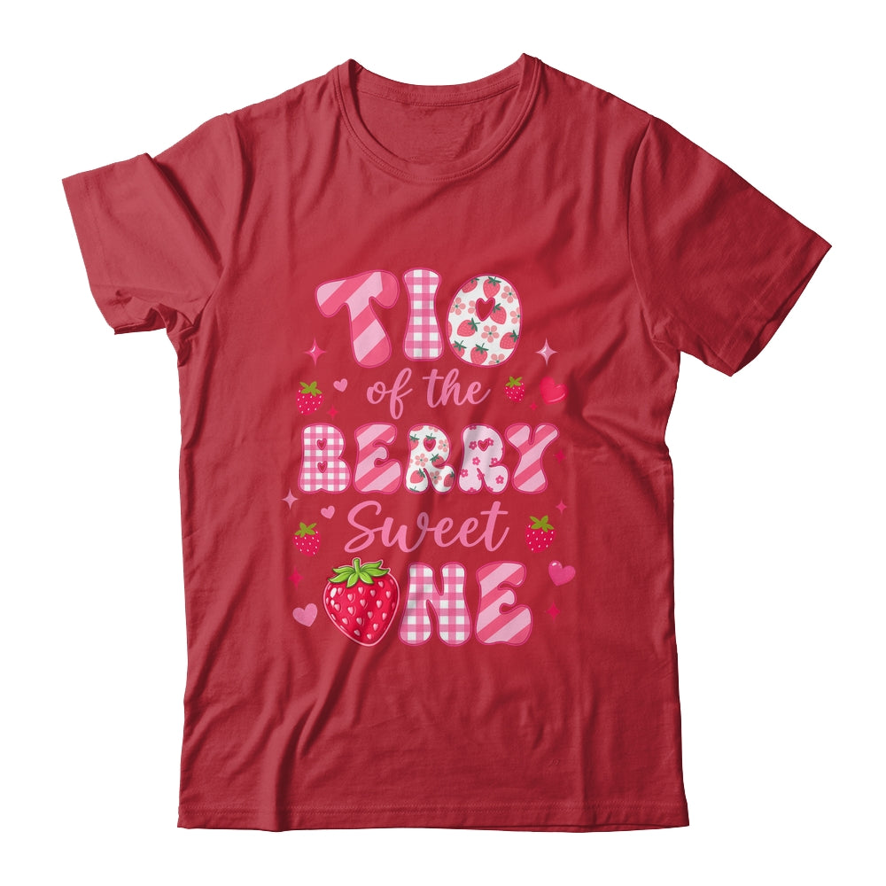 Tio Of The Berry Sweet One Strawberry First Birthday Shirt & Hoodie | siriusteestore