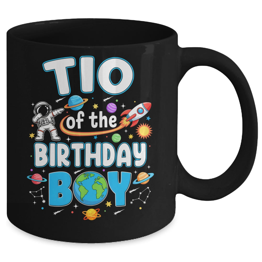 Tio Of The Birthday Boy Astronaut Family Space Planets Mug | siriusteestore