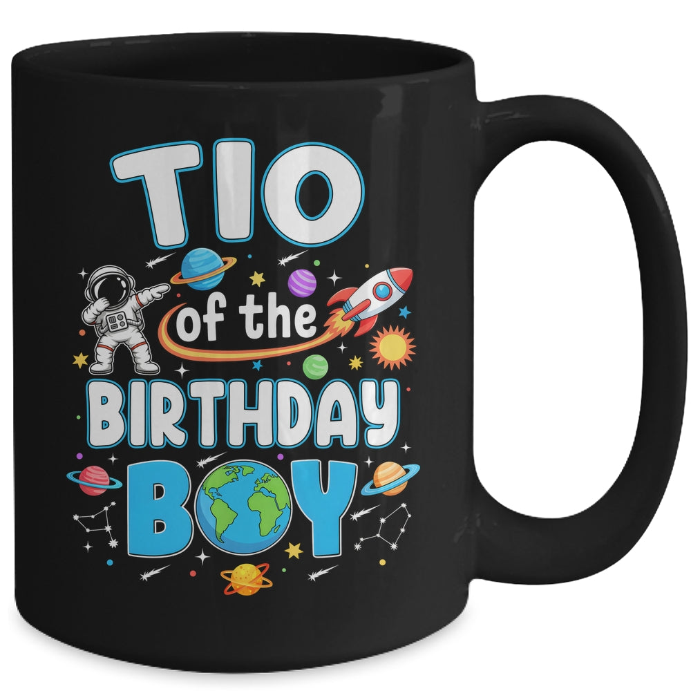 Tio Of The Birthday Boy Astronaut Family Space Planets Mug | siriusteestore