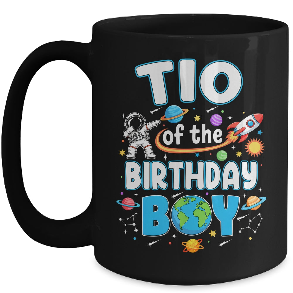 Tio Of The Birthday Boy Astronaut Family Space Planets Mug | siriusteestore