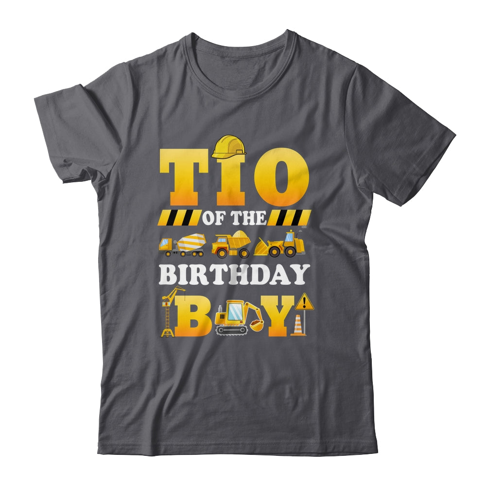 Tio Of The Birthday Boy Construction Matching Family Shirt & Hoodie | siriusteestore