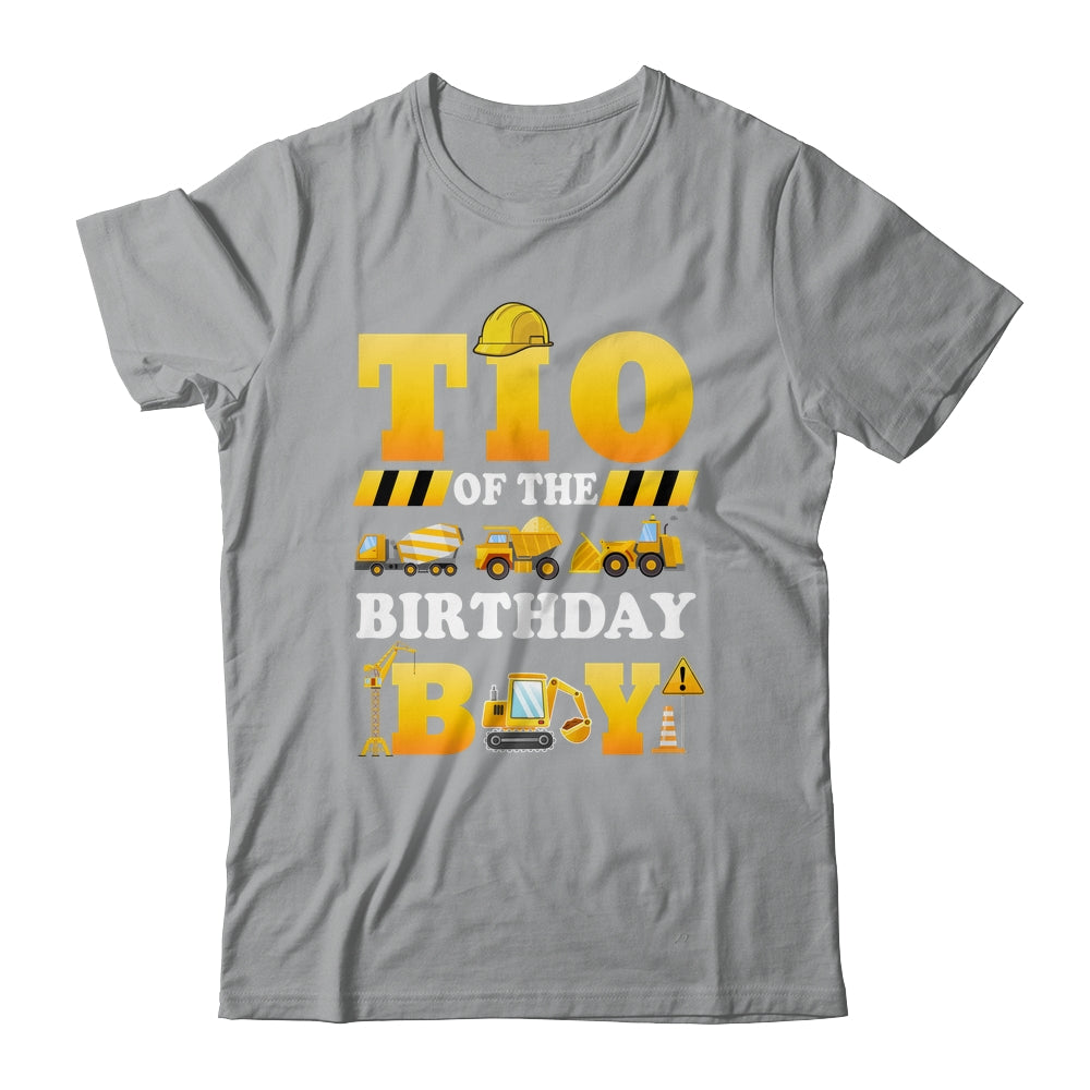 Tio Of The Birthday Boy Construction Matching Family Shirt & Hoodie | siriusteestore